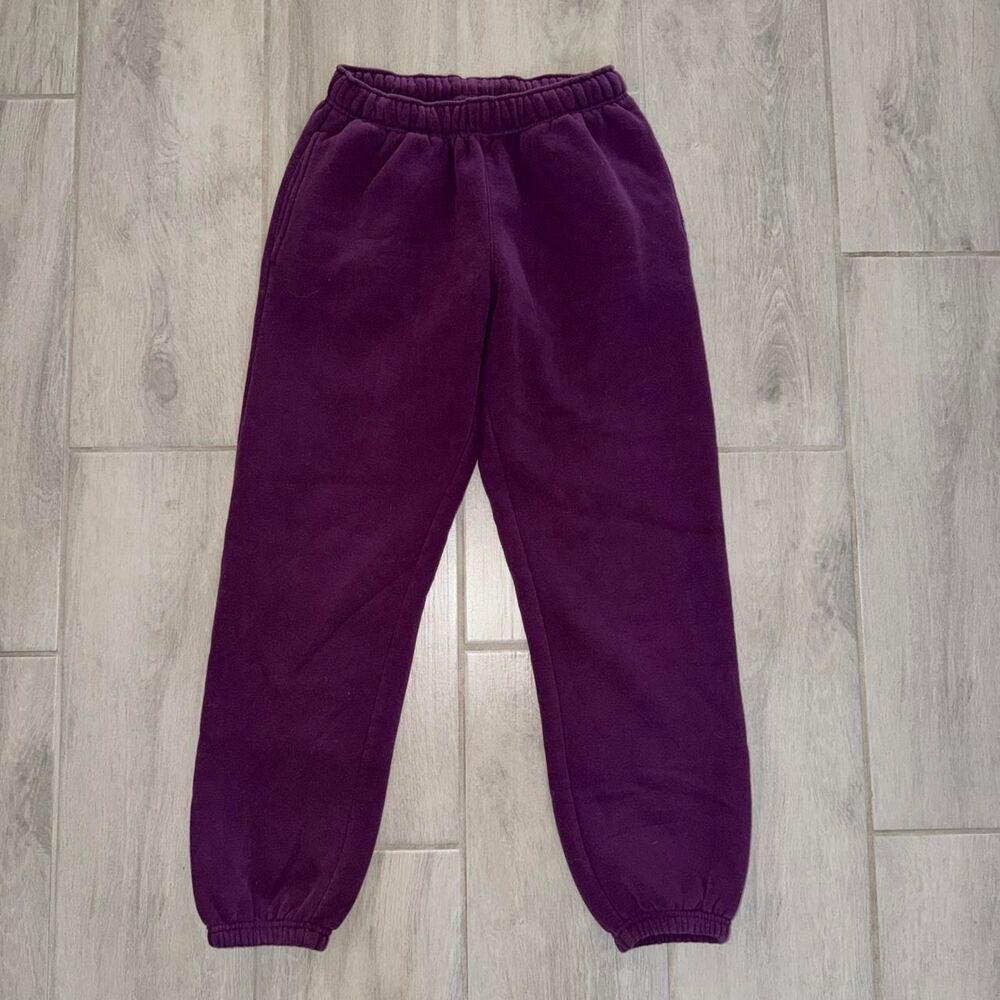 Cotton On Purple Jogger Sweatpants - Size Small